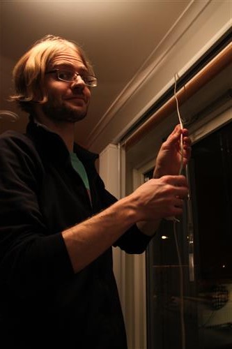 ... og julestjernen henges opp